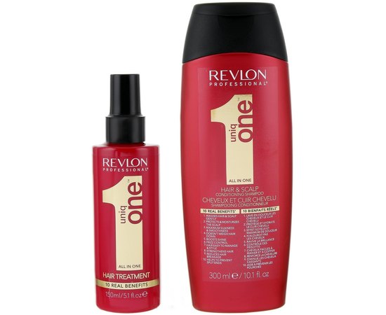 Uniq One Набір Спрей-догляд за волоссям + шампунь-кондиціонер, фото _ab__is.image_number.default