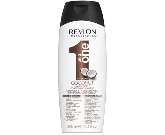 Revlon Professional Uniq One All In One Coconut Conditioning Shampoo Шампунь-кондіцонер з Ароматом Кокоса, фото 
