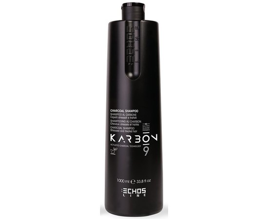 Echosline Karbon 9 Charcoal Shampoo Шампунь з активованим вугіллям, фото _ab__is.image_number.default