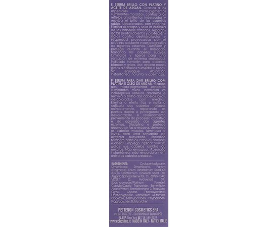 Echosline Seliar Blonde Serum Сироватка для світлих і фарбованого волосся, 100 мл, фото _ab__is.image_number.default