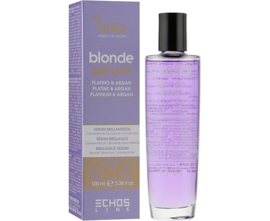 Echosline Seliar Blonde Serum Сироватка для світлих і фарбованого волосся, 100 мл, фото 