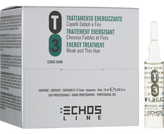 Echosline Classic Anti Hair Loss Т3 Energy Treatment Зміцнюючий лосьйон від випадання волосся, фото _ab__is.image_number.default
