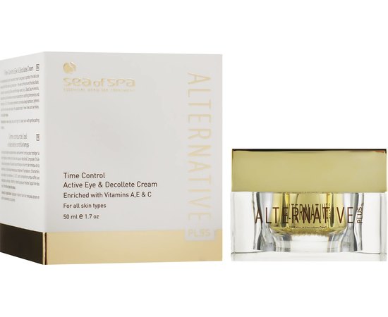 Активный крем для кожи вокруг глаз и декольте Sea of Spa Alternative Plus Time Control Active Eye & Decolte Cream, 50 ml, изображение 2