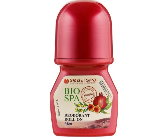 Дезодорант шариковый для мужчин Sea of Spa Bio Spa Deodorant Roll On for Men, 50 ml, изображение 4 Дезодорант шариковый для мужчин Sea of Spa Bio Spa Deodorant Roll On for Men, 50 ml, изображение 4