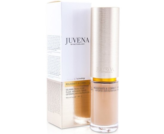 Juvena Skin Rejuvenate Delining Tinted Fluid Natural Bronze SPF10 Розгладжуючий бронзуючий флюїд, 50 мл, фото _ab__is.image_number.default