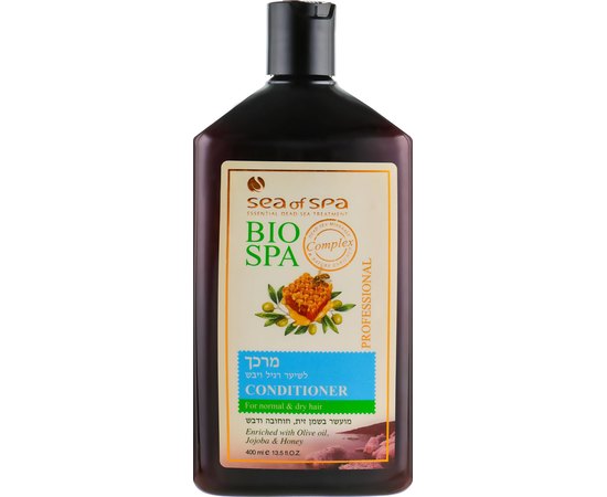 Кондиционер для нормальных и сухих волос Sea of Spa Conditioner for Normal & Dry Hair enriched with Olive oil, Jojoba & Honey, 400 ml, фото 