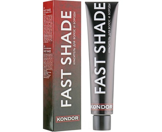 Краска для волос и бороды «FAST SHADE» Kondor, 60 ml