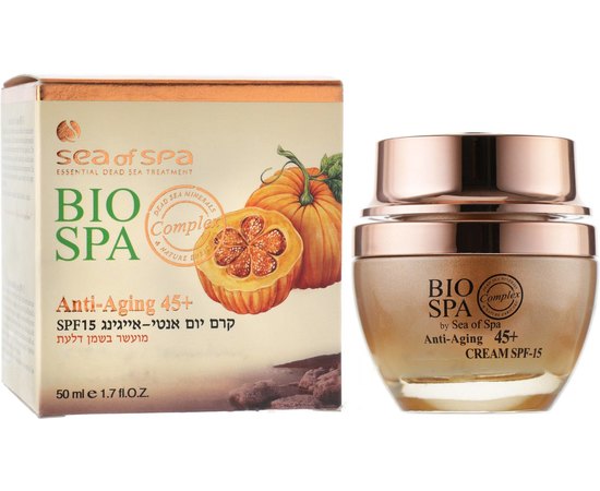 Sea of Spa Bio Spa Anti Aging +45 Active Day cream Антивіковий денний крем з гарбузовим маслом 45+, 50 мл, фото _ab__is.image_number.default