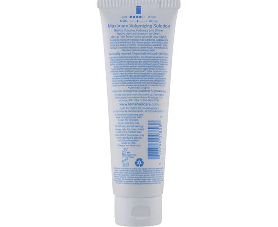 Крем для создания объема Loma Maximum Volumizing Solution, изображение 3