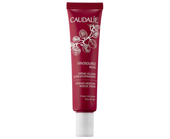 Caudalie Vinosource Intense Moisture Rescue Cream Інтенсивний зволожуючий крем, що, 40 мл, фото 
