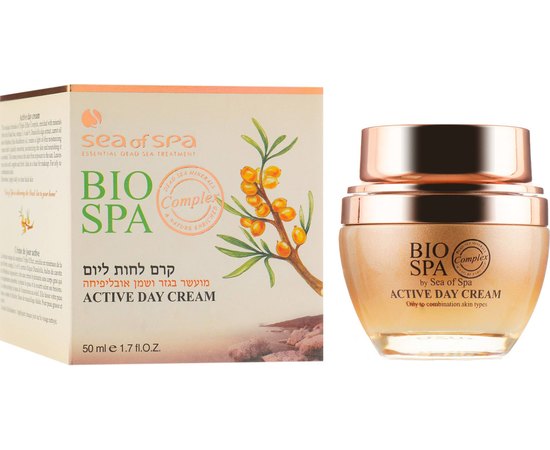 Sea of Spa Bio Spa Moisturizing Active Day Cream - Oily- Combination Skin Захисний денний крем з маслами моркви і обліпихи, 50 мл, фото _ab__is.image_number.default