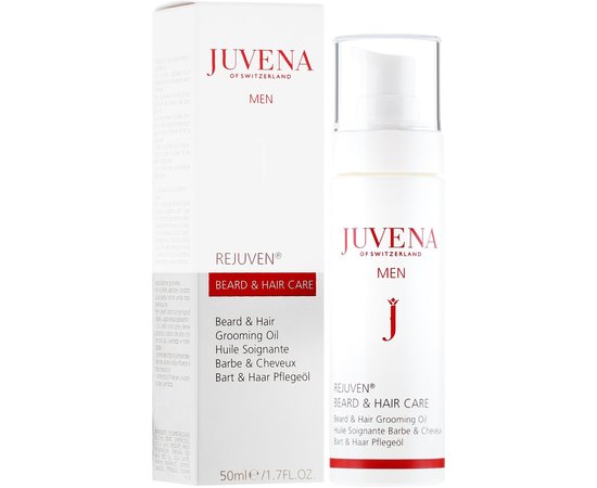 Масло для ухода за бородой и волосами Juvena Men Beard & Hair Grooming Oil, 50 ml, изображение 2