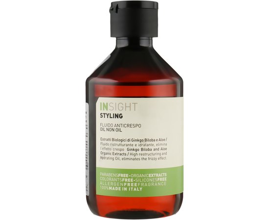 Масло для волосся Insight Styling Oil Non Oil, 250 ml, фото 