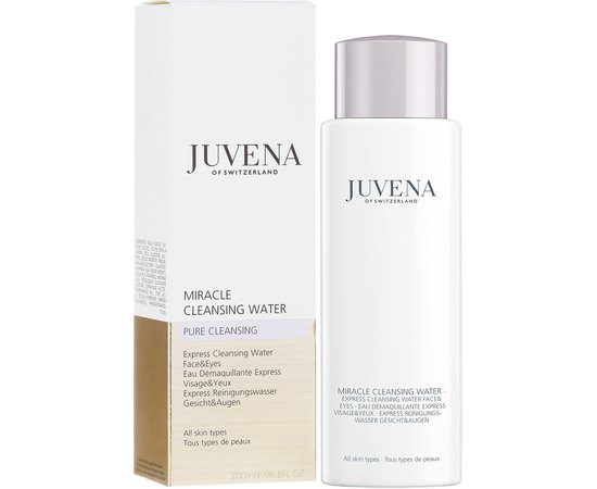 Мицеллярная вода Juvena Miracle Cleansing Water, 200 ml, изображение 2
