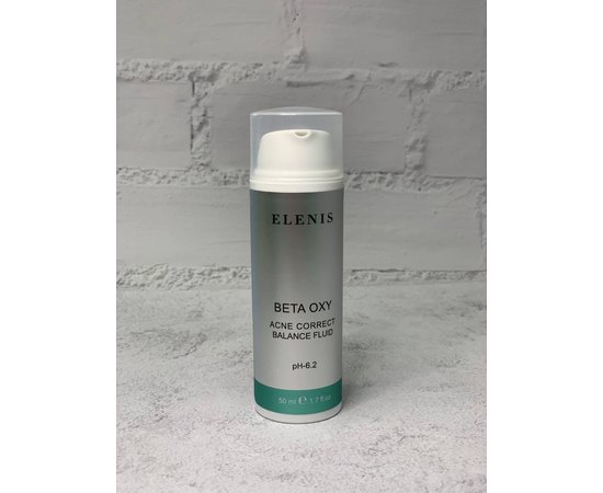 Ночной балансирующий флюид для проблемной кожи Elenis Beta Oxy System Acne Correct Balance Fluid, 50 ml, изображение 3