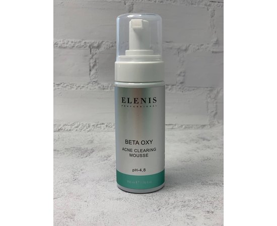 Очищаючий мус для проблемної шкіри Elenis Beta Oxy System Acne Clearing Mousse, 150 ml, фото _ab__is.image_number.default