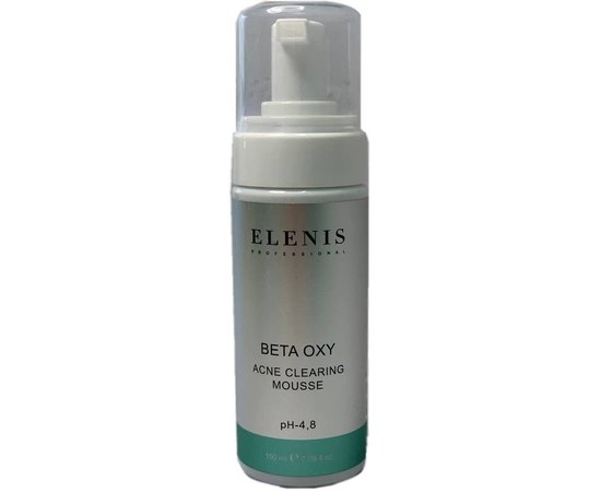 Очищаючий мус для проблемної шкіри Elenis Beta Oxy System Acne Clearing Mousse, 150 ml, фото _ab__is.image_number.default