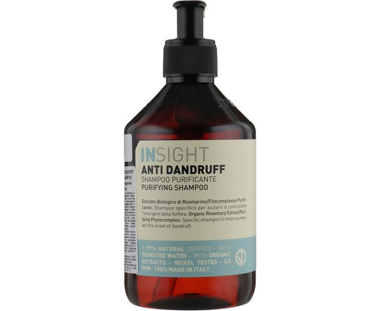 Очищуючий шампунь від лупи Insight Anti Dandruff Purifying Shampoo, фото 