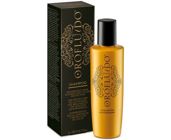 Шампунь для блеска и мягкости волос Orofluido Shampoo