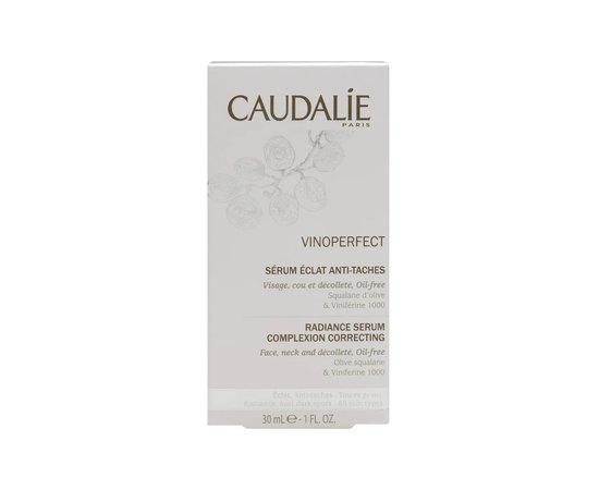 Сияющая сыворотка для коррекции цвета лица Caudalie Vinoperfect Radiance Complexion Correcting Serum, 30 ml, изображение 6