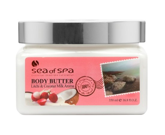 Sea of Spa Body Butter Litchi & Coconat Сливки для тіла Лічі і Кокос, 350 мл, фото 