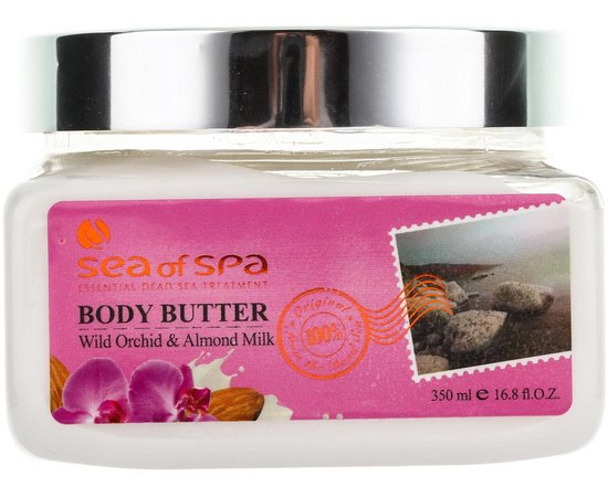 Сливки для тела с ароматом Орхидея и Миндаль Sea of Spa Body Butter Wild Orchid & Almond Milk, 350 ml