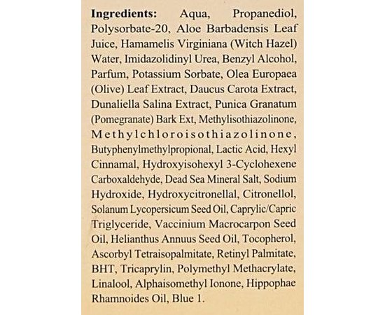 Тоник для лица без спирта Sea of Spa Bio Spa Active Facial Toner For all Skin Types, 120 ml, изображение 7