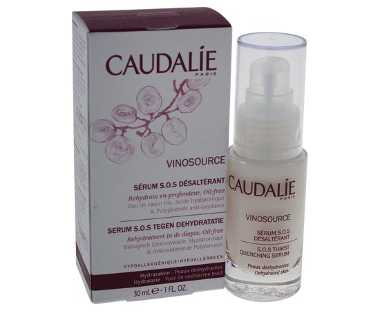 Caudalie Vinosource S.O.S. Thirst Quenching Serum Зволожуюча сироватка S.O.S., 30 мл, фото _ab__is.image_number.default