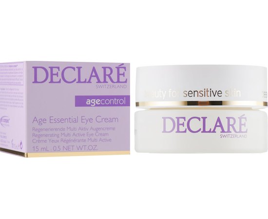 Declare Age Essential Eye Cream Антивіковий крем на основі екстракту півонії для області навколо очей, 15 мл, фото _ab__is.image_number.default