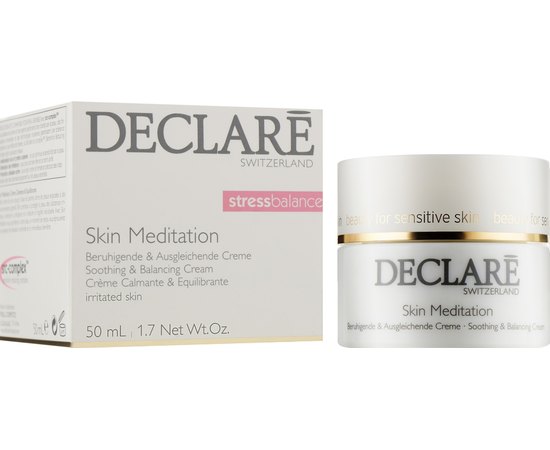 Declare Skin Meditation Soothing & Balancing Cream Балансуючий крем з фітокомплексом Тестер, 50 мл, фото _ab__is.image_number.default