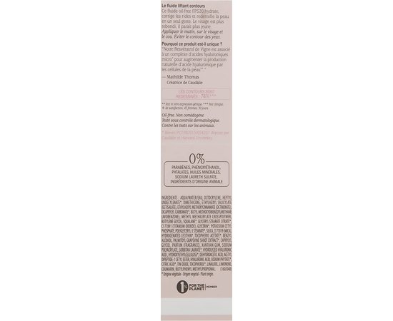 Caudalie Resveratrol Lift Face Lifting Moisturizer SPF 20 Денний флюїд з ефектом ліфтингу, 40 мл, фото _ab__is.image_number.default