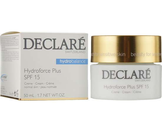 Declare Hydroforce Plus SPF 15 Cream Ультразволожуючий денний крем c SPF 15, 50 мл, фото _ab__is.image_number.default