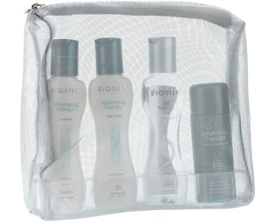 Дорожный набор Комплекс для придания объема волосам Biosilk Volumizing Therapy Travel set, изображение 2