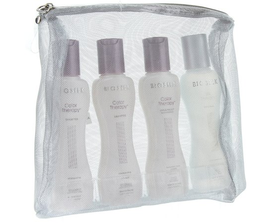 Дорожный набор Комплекс для защиты цвета волос Biosilk Color Therapy Travel set, изображение 2