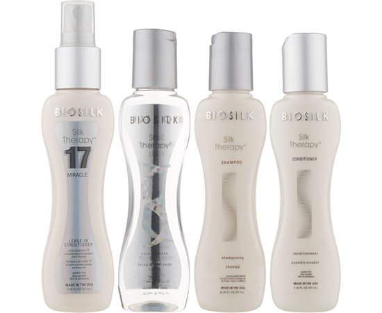 Дорожный набор Шелковая терапия Biosilk Silk Therapy Travel Kit, изображение 2