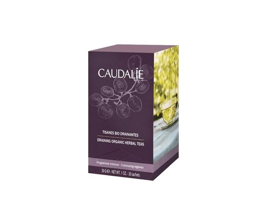 Дренуючий біо-чай Caudalie Vinotherapie Draining Organic Herbal Teas, 30 g, фото 