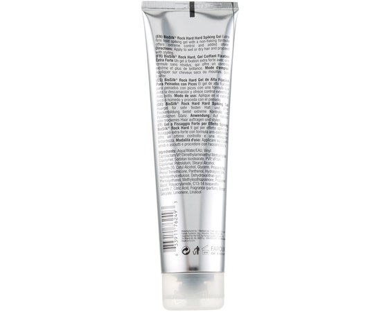 Гель для укладки длительного действия сверхсильной фиксации Biosilk Rock Hard Spiking Gel, 148 ml, изображение 2