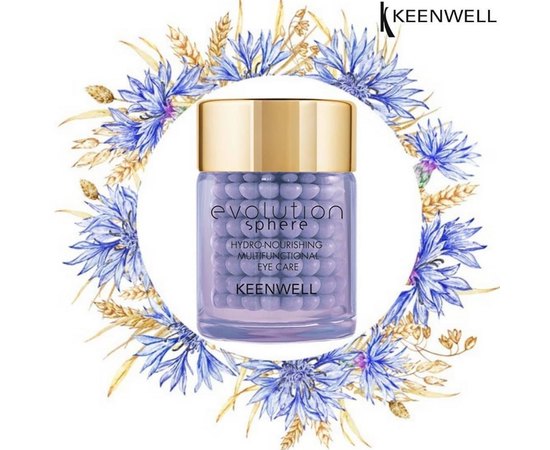 Комплекс для глаз увлажняющий питательный мультифункциональный Keenwell Evolution Sphere Hydro-Nourishing Multifunctional Eye Care, 15 ml, изображение 2