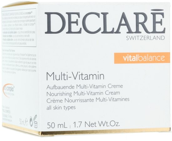 Крем восстанавливающий мультивитаминный Declare Nourishing Multi - Vitamin Cream, 50 ml, изображение 2