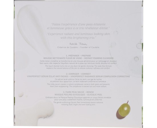 Набор для ухода за пигментированной кожей  Vinoperfect Caudalie, изображение 2