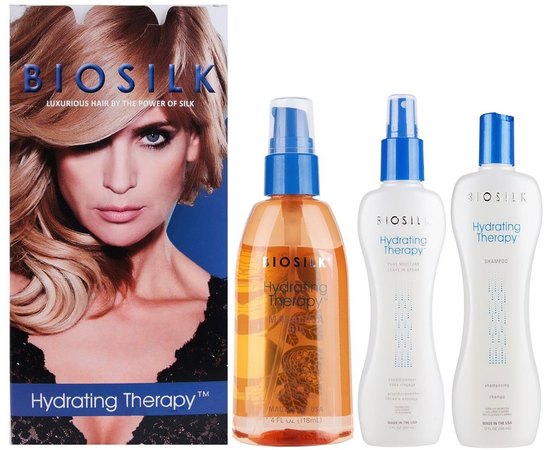 Набор для волос Увлажняющая терапия Biosilk Hydrating Therapy Pure Moisture Kit