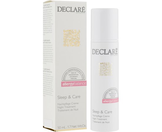 Declare Sleep & Care Night Treatment Поживний нічний крем, 50 мл, фото _ab__is.image_number.default