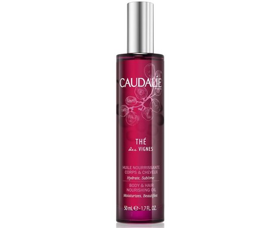 Caudalie The des Vignes Body & Hair Oil Review Поживна олія для тіла і волосся, 50 мл, фото 