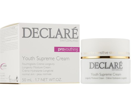 Питательный крем от первых признаков старения Declare Youth Supreme Cream Rich, 50 ml, изображение 2