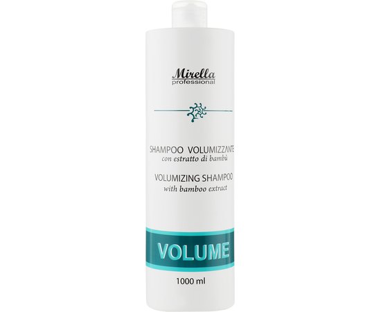 Шампунь для объема волос Mirella Professional Massimo Volumizing Shampoo, 1000 ml