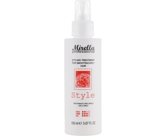 Средство для укладки прямых и вьющихся волос Mirella Professional Style Styling Treatment, 150 ml