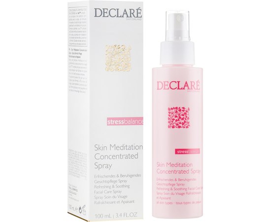 Термальна заспокійлива вода Declare Stress Balance Skin Meditation Concentrated Spray, 100 ml, фото _ab__is.image_number.default