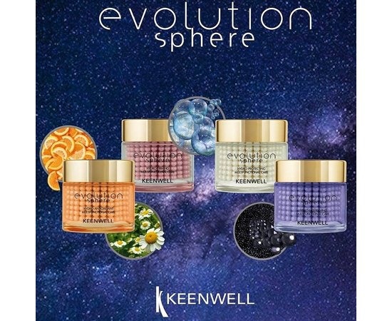 Keenwell Evolution Sphere Hydro-Antioxidant Multifunctional Care Зволожуючий антиоксидантний мультифункціональний комплекс, 80 мл, фото _ab__is.image_number.default Keenwell Evolution Sphere Hydro-Antioxidant Multifunctional Care Зволожуючий антиоксидантний мультифункціональний комплекс, 80 мл, фото _ab__is.image_number.default