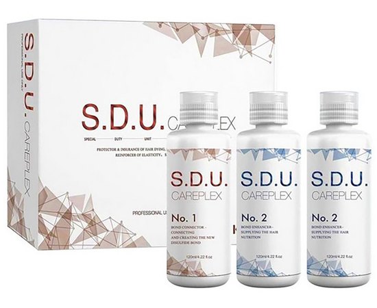Восстанавливающий комплекс для волос Bingo S.D.U. Hair CarePlex, 3x120 ml, изображение 2