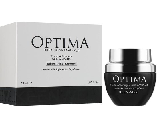 Дневной крем против морщин тройного действия Keenwell Optima Anti-Wrinkles Triple action Cream, 55 ml, изображение 2